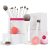 Jessup Makeup Brushes Set 14pcs Make up Brushes Include Foundation Concealer Blush Contour Powder Eye Shadow Brush, Makeup Sponge, Makeup Brush Cleaner and Towel, Pearl White T333