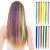 12 PCS Colored Clip in Hair Extensions – BEAHOT 20 Inches Rainbow Long Straight Hairpieces Clip in Synthetic, Halloween Cosplay Dress Up Fashion Party Christmas New Year Gift for Women Kids Girls