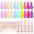 Larvall Beautpal Neon Pastel Gel Nail Polish Set Easter Decoration Bright Macaron Spring Summer Nail Polish 10pcs Unicorn Tones Purple Pink Yellow Blue Green Soak Off DIY Manicure Set For Women 7ml