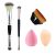 Makeup Brush Set Make up Brushes and Sponges Set Professional Blending Brush Foundation Brush Set Dual Ended Makeup Brush Kabuki Foundation Brush,For Contour,Eyeshadow,Face Beauty & 5 Piece Set