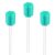 Wellgler’s Disposable Oral Care Swabs, Sterile Sponge Mouth Swabs (250pcs, Sky Blue)