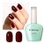 Firedeep Maroon Red Gel Nail Polish, 0.54 Fl Oz Large Bottle Autumn Winter Red Gel Polish Design Christmas Decoration, Gift for Women Girls