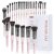 Makeup Brushes, 25pcs Makeup Brush Set Premium Synthetic Concealer Blush Foundation Eyeshadow Brush Professional Make up Brushes with Gift Box(Pink)