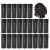 Extra Large Perm Rods 24 Pcs Perm Rods for Natural Hair Jumbo Cold Wave Rods for Long Short Hair Hair Rollers Curling Rods Large Size Curling Styling for Women Home Hairdressing Tools (Black)