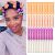 40pcs Perm Rods Set for Natural Hair 4 Sizes Cold Wave Rods Hair Rollers for Women Hair Curling Rods for Long Medium Small Hair Curler Styling DIY Hairdressing Tools（Orange+Beige+Purple+white）