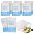 50 Count Makeup Remover Wipes Individually Wrapped Makeup Wipes Bulk Face Cleansing Wipes, Individual Wet Wipes, Travel Towelette Makeup Remover Cloth for Face Cleansing Skin Care Remove Makeup