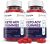 Justified Laboratories (2 Pack) Bio Lyfe Keto ACV Gummies 1000MG with Pomegranate Juice Beet Root B12 120 Gummys