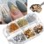 Glitter Nail Art Foils Flakes, Holographic Sparkly Ultra-Thin Aluminum Foil Nail Art Flakes Design, Laser Nail Sequins Acrylic Supplies for Women Manicure Charms Decorations, DIY 3D Nail Art Tips