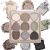 AMY’S DIARY Eyeshadow Palette Colors nude Matte Glitter EyeShadow Long Lasting Colorful Eye Shadow Plattet 9 colors for woman (clay)