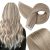 Full Shine Tape in Hair Extensions Human Hair Ash Blonde Highlight 22 Blonde Double Sided Tape in Hair Extensions 12inch Invisible Straight Short Hair Extensions Tape in 30G 20Pcs Tape in Extensions