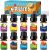 Fruity Fragrance Oil for Candle & Soap Making, Holamay Premium Essential Oils 5ml x 10 – Coconut, Strawberry, Mango, Pineapple, Summer Aromatherapy Diffuser Oils Set