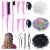 1513 Pcs Elastic Hair Bands with Hair Styling Tool, Colorful Small Hair Rubber Bands with Hair Tie Cutter, Topsy Tail Hair Tools with Hair Clips, Hair Braiding Tool Set For Kids Girls Women