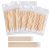 Microblading Cotton Swab, Pointed Tip Cotton Swabs Wood Sticks Precision Microblading Cotton Tipped 400pcs Cotton Swabs for Makeup Cosmetic Applicator Sticks Tattoo Permanent Supplies Nails Clean