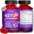 Keto ACV Gummies Advanced Weight Loss Formula with 1000 MG Apple Cider Vinegar for Men & Women Supports Metabolism, ACV Delicious Apple-Flavored Keto Diet, Low-Carb, Made in USA 60 Count