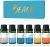 MitFlor Premium Scented Oils – Beach Fragrance, 6x10ml, Skin Safe, Aromatherapy