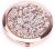 BangBangSing Magnifying Compact Cosmetic Mirror 2.75 Inch Round Handheld Travel Pocket Makeup Mirror