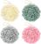 Awontar Bath Loofah Sponge, 60G Shower Loofah Exfoliating Body Scrubber Sponge, 4 Count Bath Mesh Pouf Ball for Women and Men