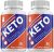 (2 Pack) K1 Keto Lifestyle Diet Supplements Advanced Ketogenic Formula (120 Capsules)