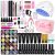 Aitamei PolyGel nail polish set with 48W LED UV lamp, 6 color extensions, 12pcs gel polish, nail drill, art decoration tools, Professional Manicure Tool for Home DIY Salon