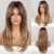 HAIRCUBE Long Brown Wigs for Women,Layered Synthetic Hair Wig with Bangs