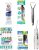 GuruNanda Better Gums Regimen 1.0 with CocoMint Pulling Oil, Butter on Gums Toothbrush, Concentrated Mouthwash, Handheld Portable Water Flosser, & Saline Packets – 5 Count