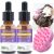 Rosemary Oil for Hair Growth,2 Pack Hair Growth Serum Products w/Scalp Massager Rosemary Oil Castor Oil Biotin Argan Oil for Thinning Dry Damaged Hair Ingrown Regrowth Loss Treatment for Women