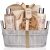 Spa Gift Basket ?C Bath and Body Set with Vanilla Fragrance by Lovestee – Gift Basket Includes Shower Gel, Body Lotion, Hand Lotion, Bath Salt, Eva Sponge and a Bath Puff