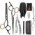 Professional Scissors for Hair, Fcysy Hair Cutting Scissors Kit Barber Scissors Hairdresser Shears Thinning Scissors Set Straight Edge Razor Salon Supplies for Men, Tijeras De Peluqueria Profesional