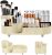 Rotating Makeup Organizer – Large Vanity Organizer with Makeup Brush Holder for Vanity, Countertop, Bathroom, Cosmetic Display Cases