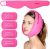 LotFancy Face Ice Pack Wrap with 4 Reusable Hot Cold Therapy Gel Packs, Pain Relief for TMJ, TMD, Chin, Wisdom Teeth, Oral and Facial Surgery, Dental Implants, Pink