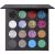 UCANBE Glitter Eyeshadow Makeup Palette – 12 Face Body Chunky & Fine Pressed Glitter + 4 Eye Shadow Powder Make Up Pallet for Theater Party Cosplay Halloween Christmas, Highly Pigmented Ultra Shimmer