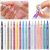 Nail Art 3D Painted Pen, 1 Pack Waterproof Quick Dry Nail Polish Pen, Nail Point Graffiti Dotting Pen Flower Hook Line DIY Manicure Tools