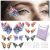 Pixiwink Face Temporary Tattoos Kit Glitter Butterfly Eye Makeup Glitter Face Stickers with Face Gems for Fairy Party Accessories Birthday Festival Rave Party Decorations