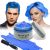 Temporary Blue Hair Color Wax with Dye Brush, Instant Natural Hairstyle Cream 4.23 oz, Disposable Coloring Mud for Men Women Youth, Washable Styling Pomades, Party Cosplay DIY Halloween