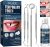 Tooth Repair Kit – Temporary Fake Teeth Replacement Beads Kit with 4 Pieces Dental Mirror Tools for Temporary Restoration of Missing & Broken Teeth Replacement Dentures