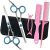 LIGICKY Hair Cutting Scissors Professional Stainless Steel Hairdressing Kits for Kids Haircuts Thinning Bang Hair Shears for Salon/Home