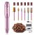 Alety Electric Nail Drill Kit, Portable Electric Nail File for Acrylic Gel Nails, Professional Nail Drill Machine Efile Manicure Pedicure Tools with Iridescent Nail Drill Bits for Home Salon Use