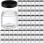 60 Pieces Glass Jars with Lids Clear Small Mason Jars Empty Round Glass Spice Jars Wide Mouth Canning Jars Storage Refillable Empty Cosmetic Containers for Lotions Cream Powders Beauty Product (5 oz)