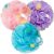 Carrie Joe Bath Loofah Sponge Soft Mesh Shower Puffs for Body Wash Bath Sponge Body Scrub for Women & Men Body Exfoliator-Bathing Accessories