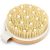 Dry Brushing Body Brush, POPCHOSE Exfoliating Body Brush for Beautiful Skin, Body Scrubber for Cellulite and Lymphatic Drainage, Blood Circulation Improvement with Natural Bristles Massage Nodules