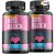 Appetite Suppressant for Women – Weight Loss Pills for Bloating Relief & Carb Blocker, Thermogenic Belly Fat Burner w/Chromium Caffeine Glucomannan – Diet Pills Work Fast for Women, 2-Pack