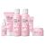 1 Pack Sakura Skin Care Set, Containing Deep Cleansing Facial Cleanser+ Hydrating Facial Cream + Skin Refining Facial Serum+Firming Eye Cream+ Facial Toner+ Facial Emulsion