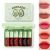 6 Colors Lip Tint Stain Set, Multi-Use Lip & Cheek Tint Korean Makeup Mini Liquid Lipstick, Avocado Moisturizing Lip Stain Lip Gloss