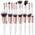 Bueart Design 18Pcs ULTRA SOFT Wood Handle Makeup Brushes set Make up brushes face brush Foundation Powder Blending Blush brushes (Pearl White)