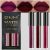 evpct DNM 3Pcs Dark Red Purple Plum Matte Liquid Lipstick Sets for Women 24-hour Matte+Lipstick Dark Deep Maroon Purple Brown Plum Red Matte Lipstick Lip Stain Gloss Long Lasting 24 Smudge Waterproof