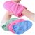 ericotry 3PCS Bathing Shower Exfoliating Mitts Towel Soft Skin Care Face Body Wash Massage Spa Mittens for Adult and Kids(Color Random)