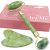 BAIMEI Jade Roller & Gua Sha, Face Roller, Facial Beauty Roller Skin Care Tools, Self Care Gift for Men Women, Massager for Face, Eyes, Neck, Relieve Fine Lines and Wrinkles – Green