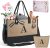 Tote Bag for Women, Ini-tial Embroidery Straw Beach Bag w Makeup Bag, Personalized Friend Birthday Bridesmaid Sister Wedding Mother Gifts w Inner Pocket, Side Pocket, Shoulder Strap, Gift Box, Card A
