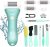 18 in 1 Foot File Pedicure Kit Tools Electric Callus Remover for Feet, Foot Scrubber Kits for Cracked Heels Dead Skin Battery Display, 2 Speed, 3 Roller Heads Callus Remover Kit Pedicure Set for Feet